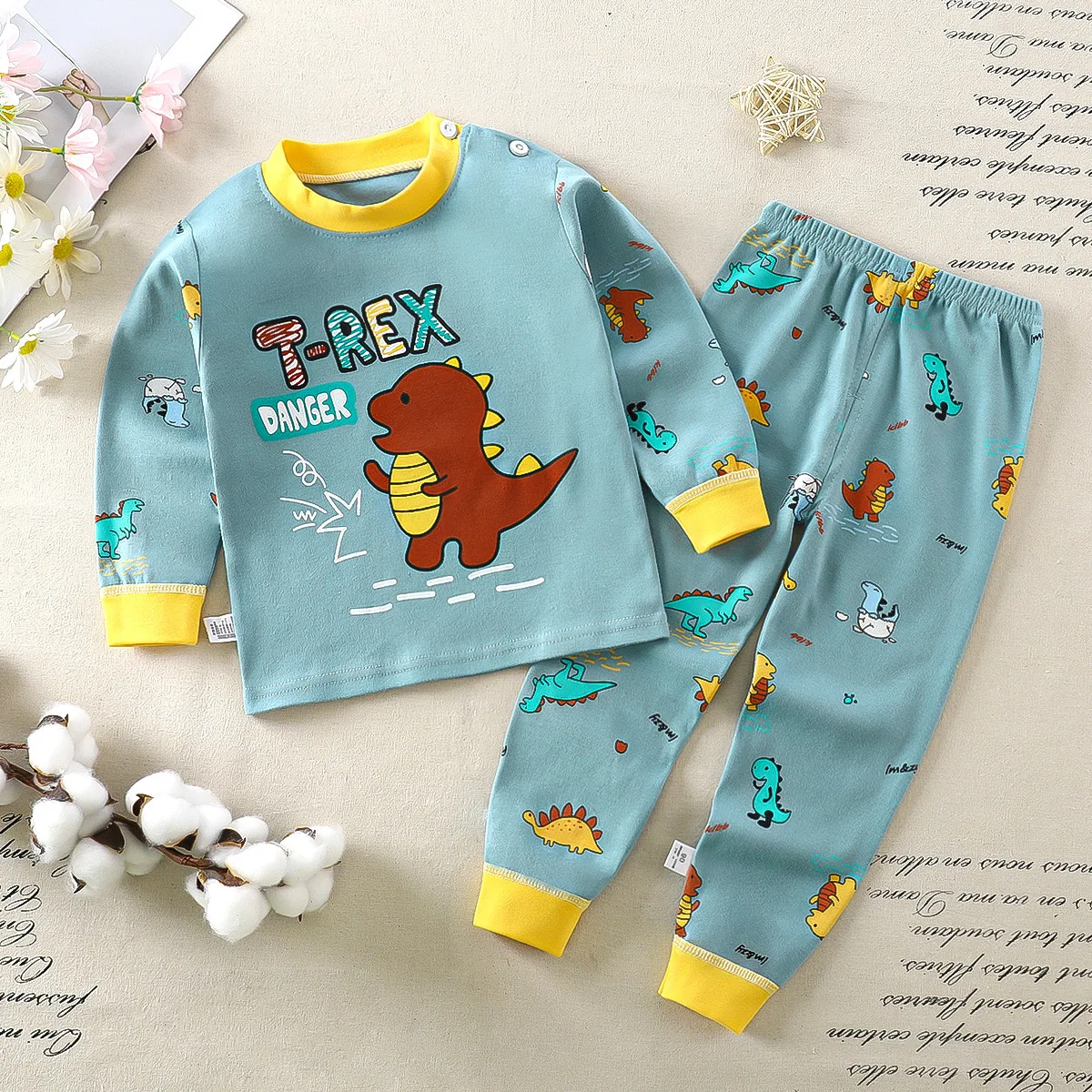 0-4-Year-Old-Baby-Clothes-Cartoon-Pajamas-Set-Children-Long-Sleeve-Home-Clothes-Tops-Pants-1
