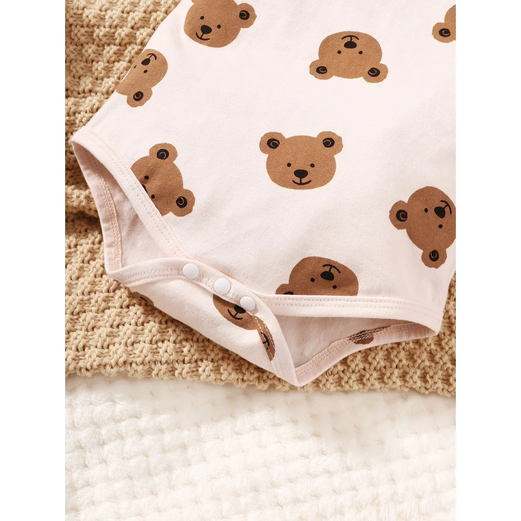 0-9-Months-Newborn-Baby-Boy-4PCS-Clothing-Set-Bear-Print-Short-Sleeve-Bodysuit-Pants-Hat-2