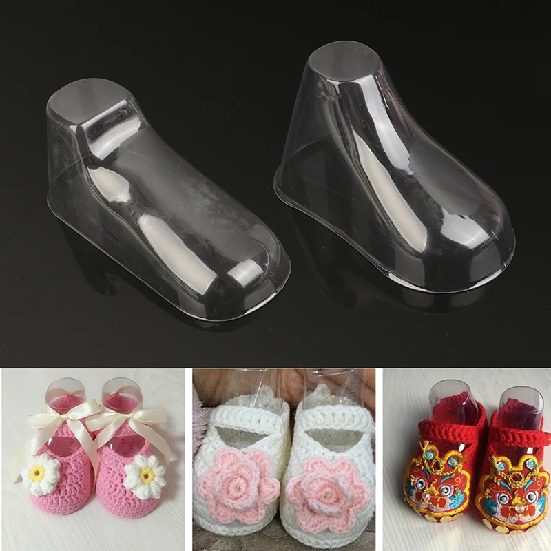 10PCS-Clear-PVC-Child-Booties-Showcase-Support-Frame-Feet-Plastic-Shoe-Mold-Baby-Shoe-Stretcher-Socks-2