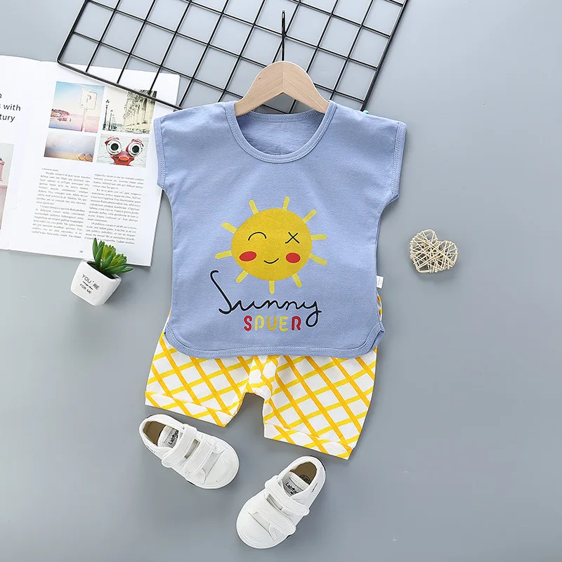 2020-Summer-Children-Suits-For-Boys-And-Girls-Short-Sleeve-Sets-For-Baby-Boys-Two-Clothes-1