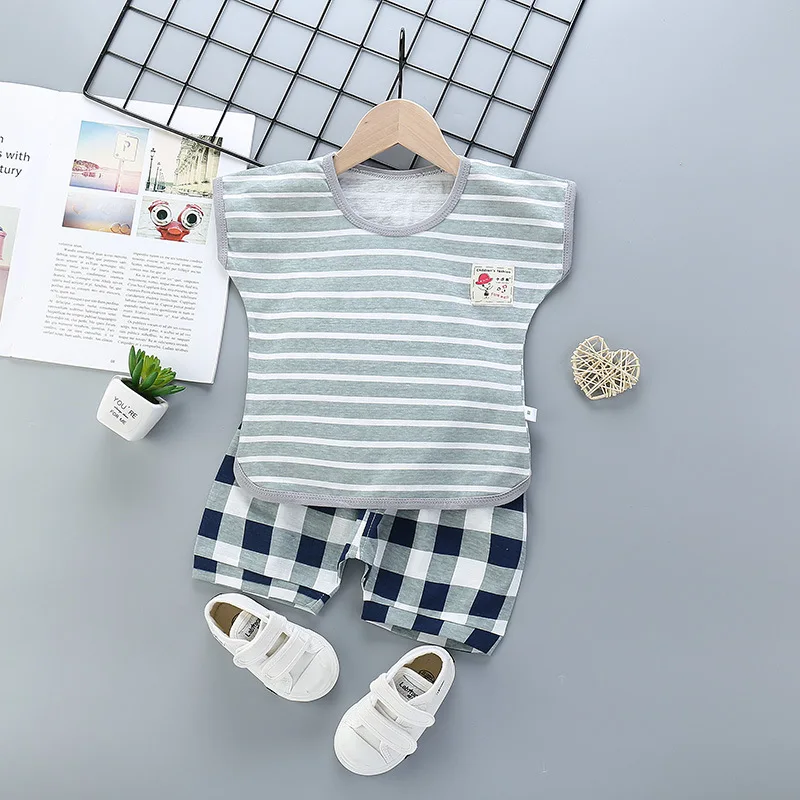 2020-Summer-Children-Suits-For-Boys-And-Girls-Short-Sleeve-Sets-For-Baby-Boys-Two-Clothes-3