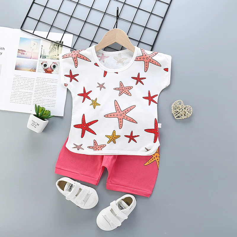2020-Summer-Children-Suits-For-Boys-And-Girls-Short-Sleeve-Sets-For-Baby-Boys-Two-Clothes
