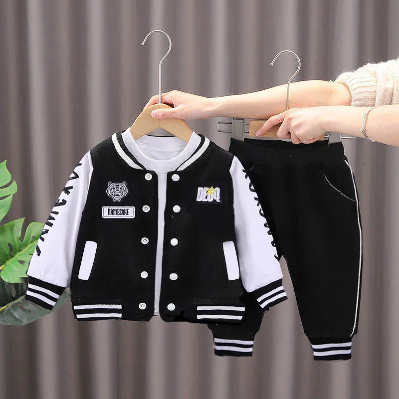 2023-New-Kids-Baseball-Clothing-Sets-Boys-Girls-Casual-Sports-Suit-Coat-Pant-2Pcs-Spring-Autumn