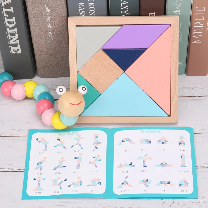 Baby-Educational-Toy-Montessori-Wooden-3D-Toys-Childhood-Learning-Kids-Baby-Colorful-Wooden-Blocks-For-Children-2