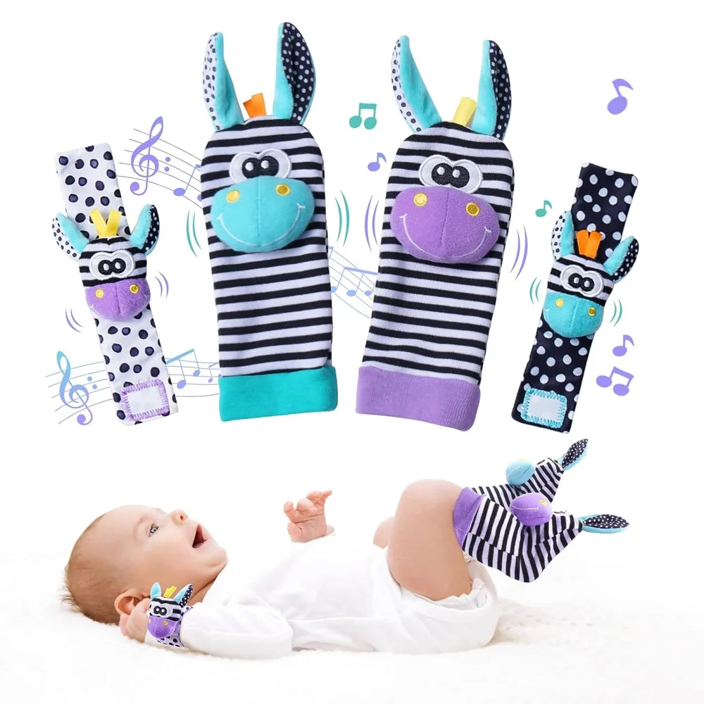 Baby-Infant-Wrist-Rattle-Socks-Toys-0-12-Month-Girl-Boy-Learning-Toy-Early-Educational-Development