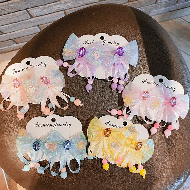 Butterfly-Ribbon-Hair-Clips-for-Girls-No-Harm-Baby-Diamond-Hairpins-Princess-Colorful-Small-Girl-Side