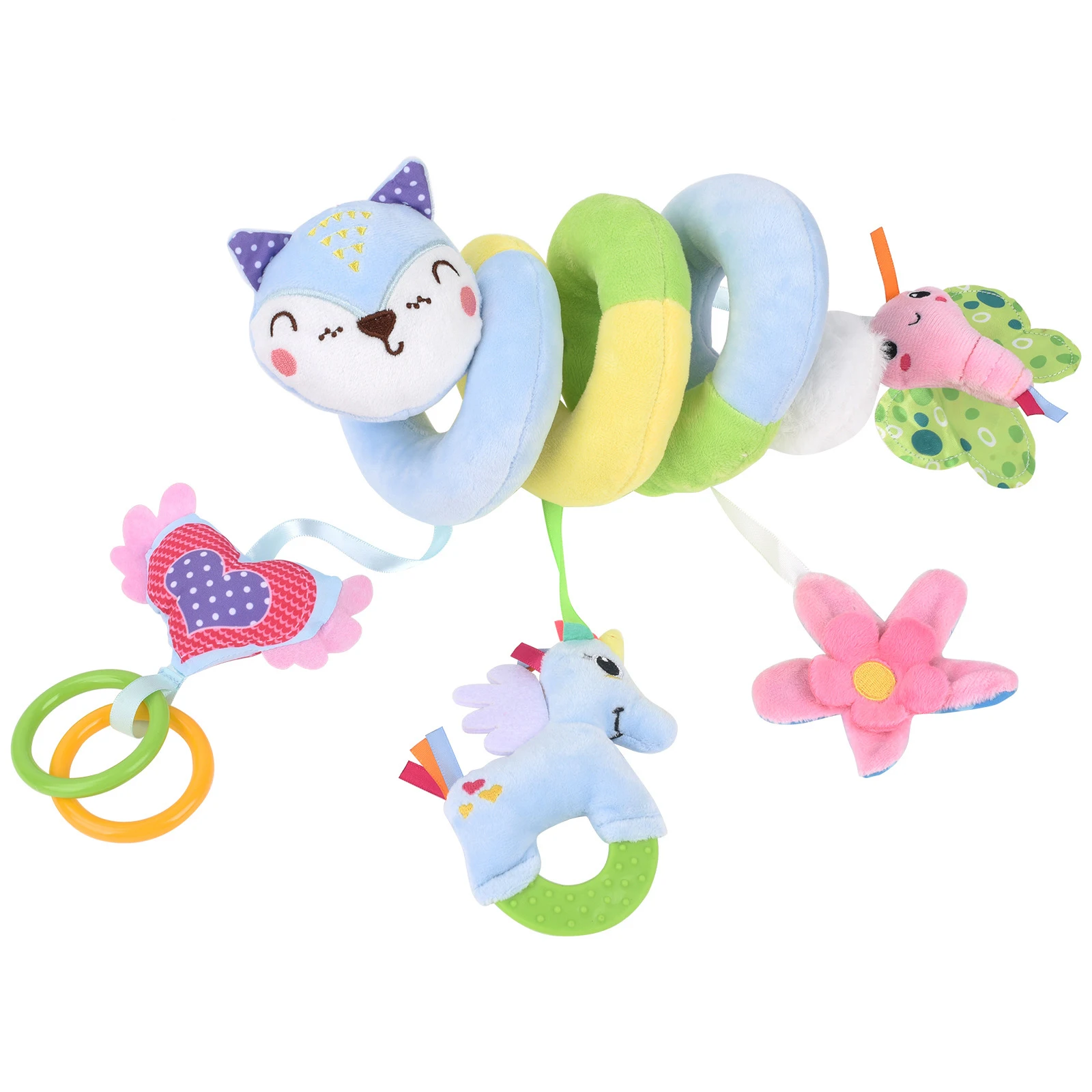 Car-Seat-Toys-For-Infant-Cute-Fox-Spiral-Plush-Toys-Stroller-Toys-Hanging-Rattle-Crib-Activity-4