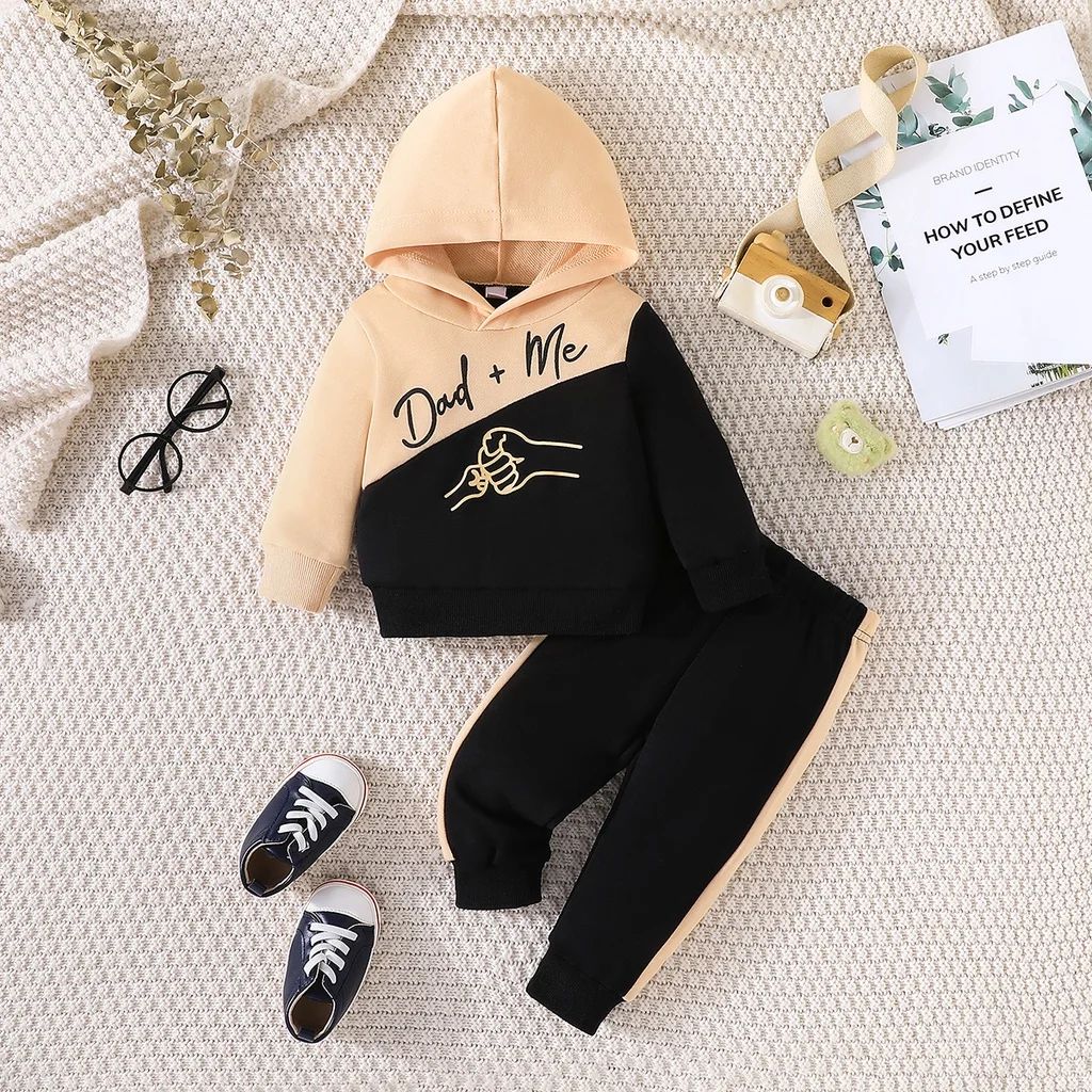 Clothing-Set-For-Kid-Unisex-Girls-Boy-3-24-Months-Cute-Letter-Long-Sleeve-Hoodie-Tee