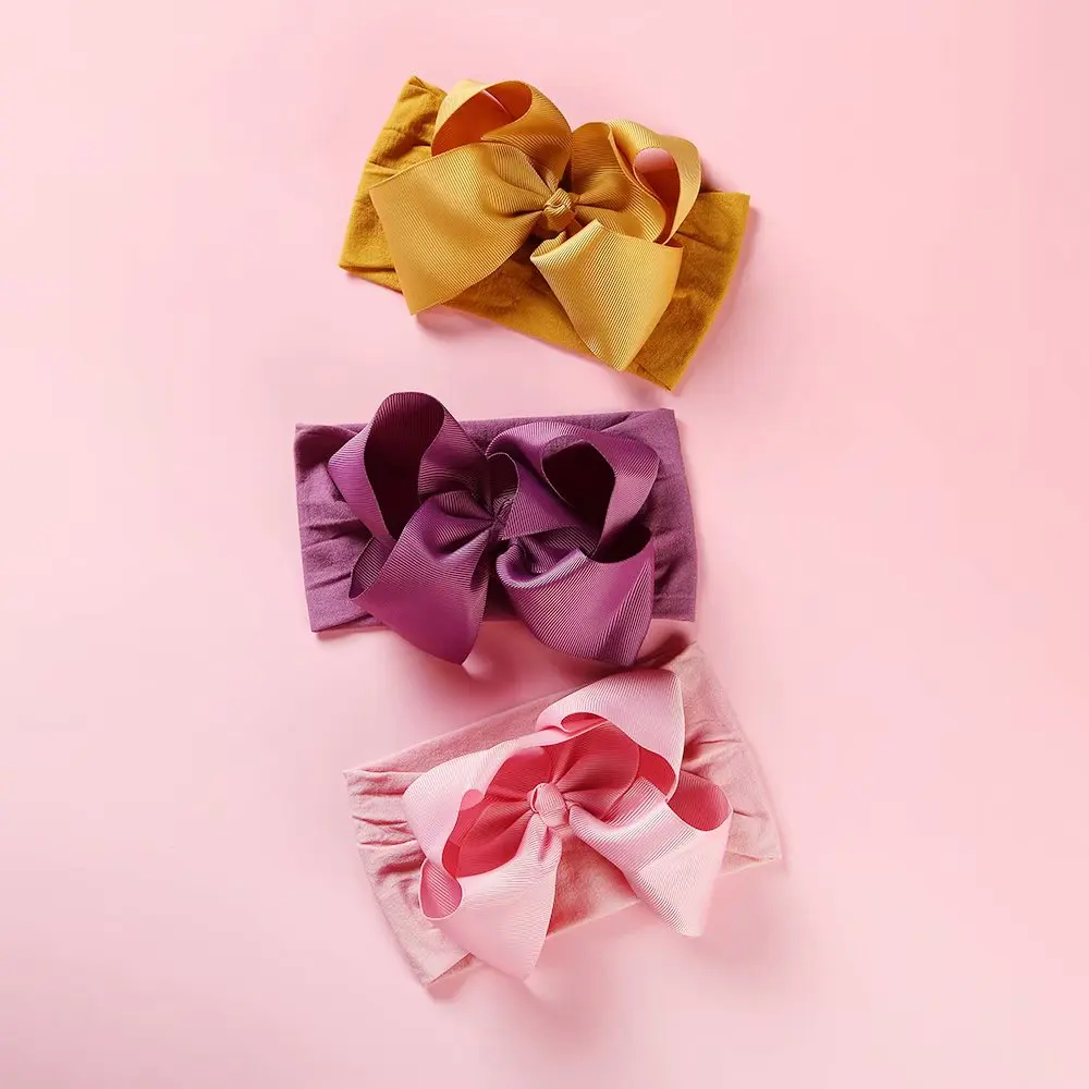 Cute-Newborn-Toddler-Kid-Baby-Girls-Bow-Knot-Turban-Headband-Headwear-Accessoire-serre-tete-bebe-Hairband
