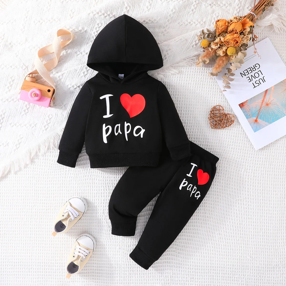 Girls-Boy-3-24-Months-Cute-Letter-Long-Sleeve-Hoodie-Tee-Long-Pants-Outfit-Toddler-Infant-3