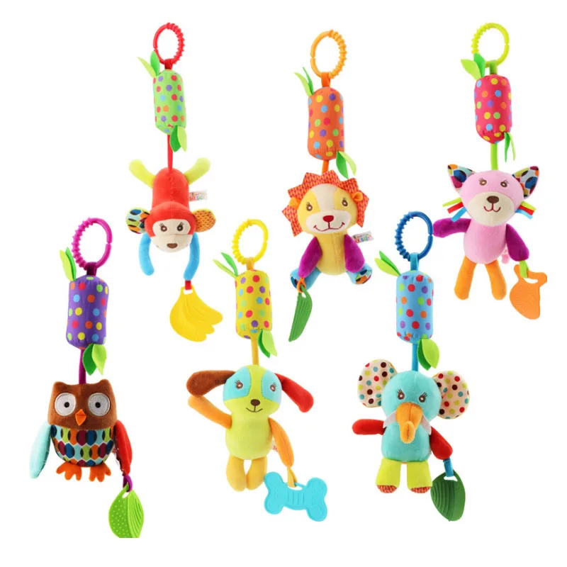 Good-Quality-Newborn-Baby-Rattles-Plush-Stroller-Cartoon-Animal-Toys-Baby-Mobiles-Hanging-Bell-Educational-Baby-3