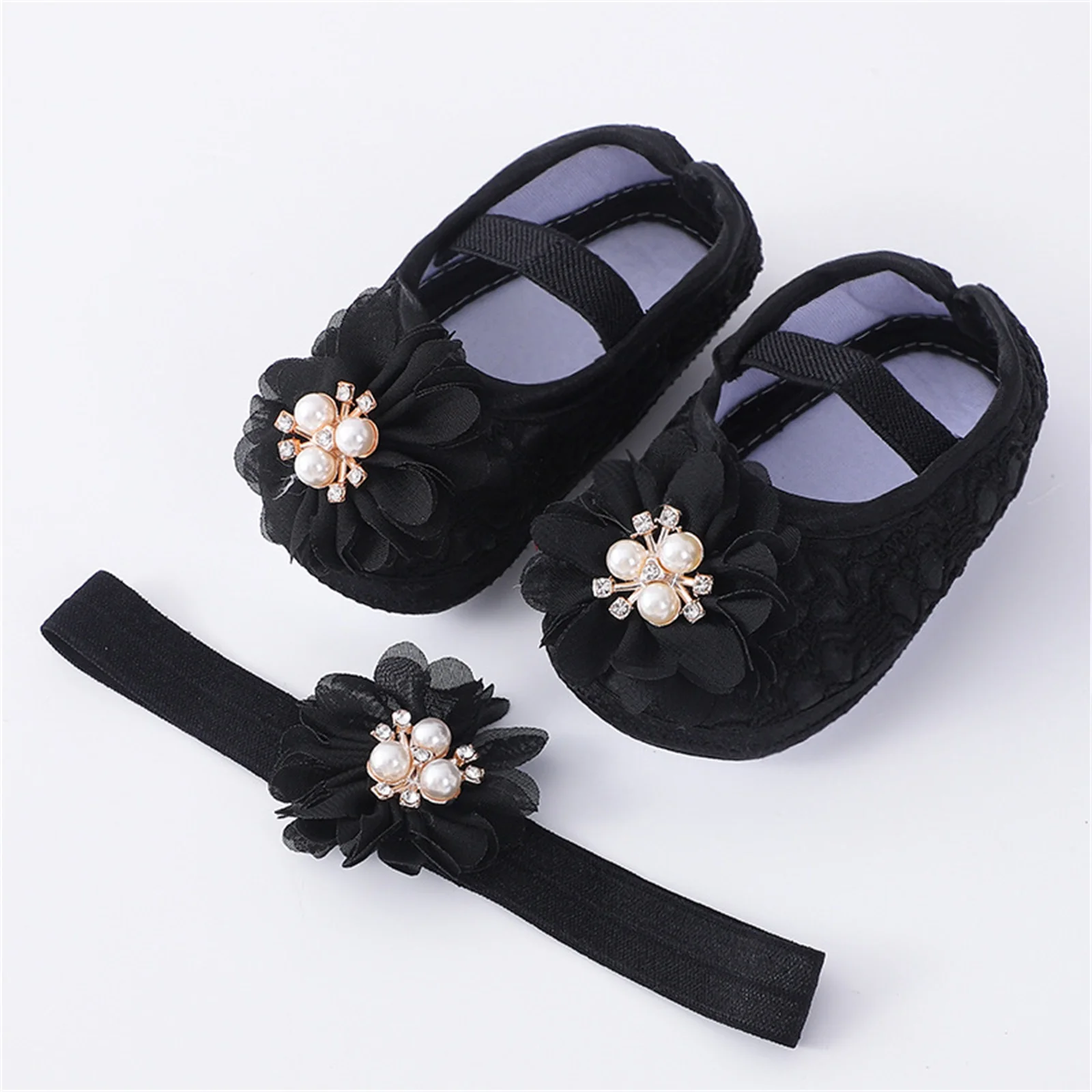Infant-Baby-Girls-Flats-and-Headband-Soft-Sole-Non-slip-Pearl-Flower-Princess-Wedding-Dress-Walking-1
