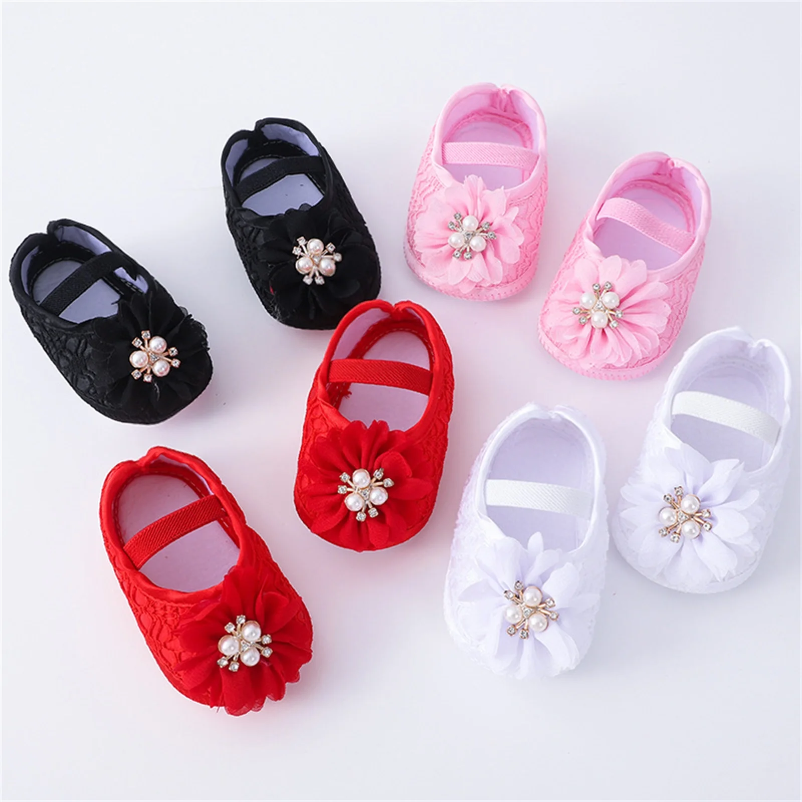 Infant-Baby-Girls-Flats-and-Headband-Soft-Sole-Non-slip-Pearl-Flower-Princess-Wedding-Dress-Walking
