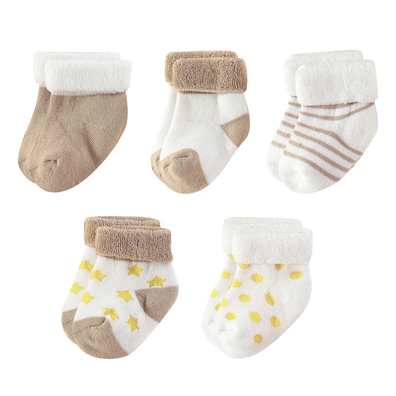 Kiddiezoom-5-Pairs-Set-Four-Seasons-0-12Months-Fashion-Newborn-Baby-Boy-Girl-Socks-100-Cotton-2