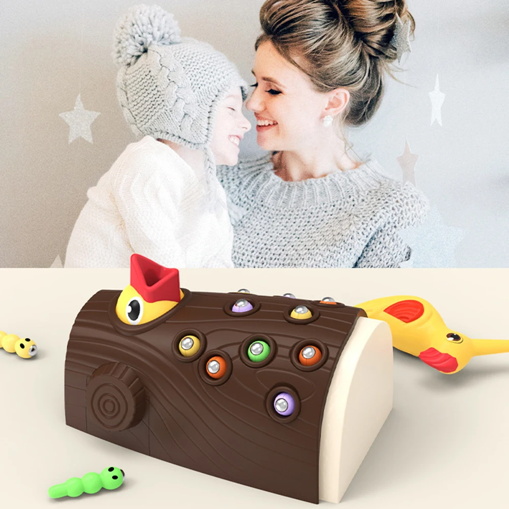 Montessori-Baby-Wooden-Toys-Magnetic-Woodpecker-Catching-Worms-Feeding-Fishing-Game-Set-Educational-Toys-for-Kids-3