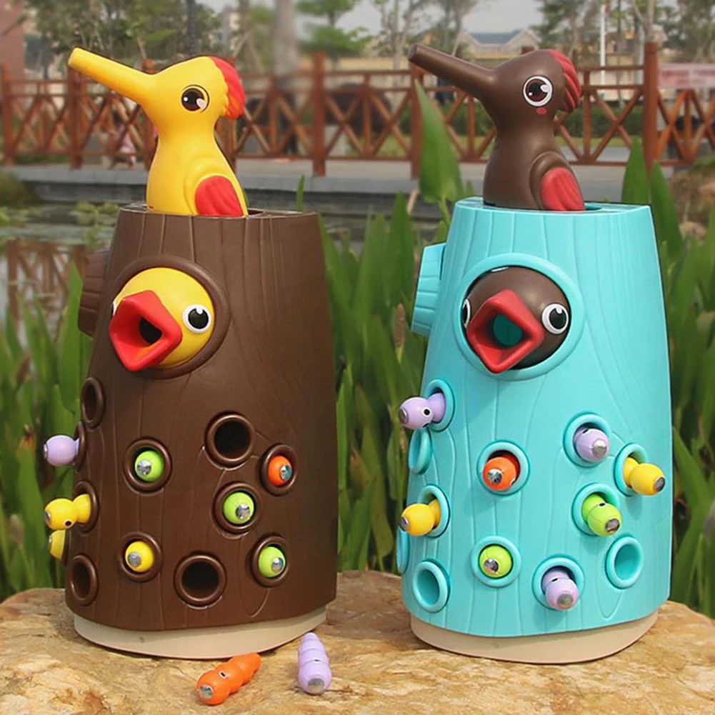 Montessori-Baby-Wooden-Toys-Magnetic-Woodpecker-Catching-Worms-Feeding-Fishing-Game-Set-Educational-Toys-for-Kids-5