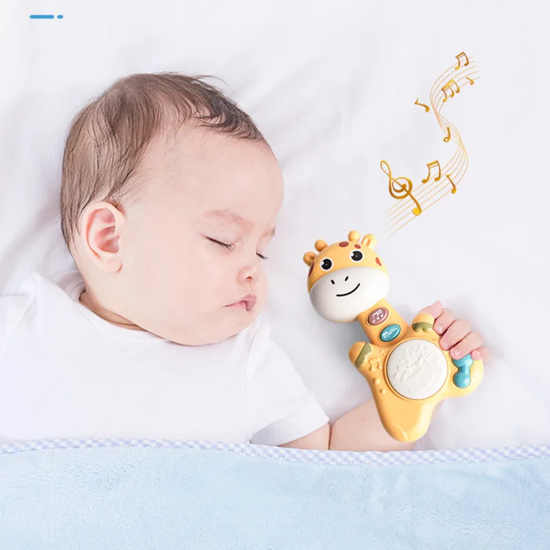 Musical-Flashing-Baby-Rattle-Cartoon-Deer-Hand-Drum-Early-Learning-Education-Toys-Infant-Hand-Bell-Mobile-1