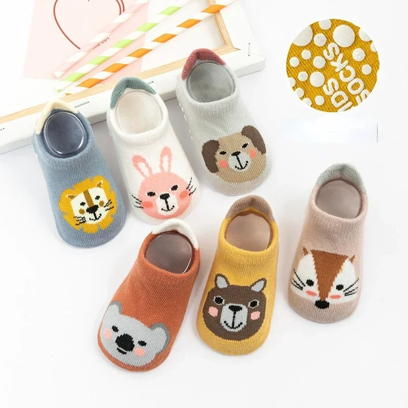 New-Winter-Spring-Anti-Slip-Baby-Socks-Cute-Cartoon-Animal-Letter-Print-Toddler-Kids-Floor-Sock-3