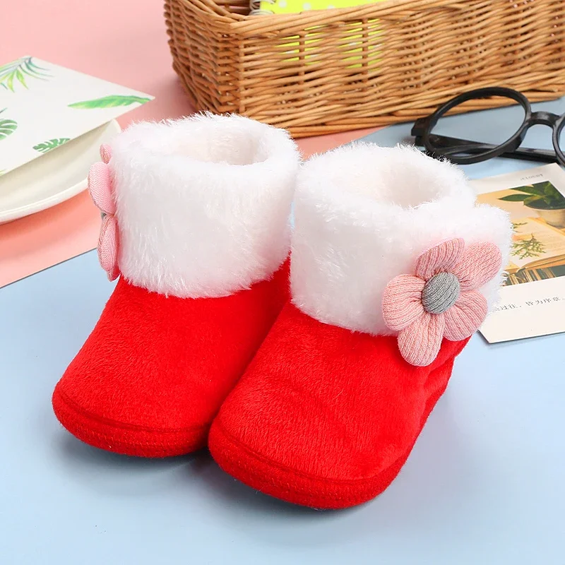 Newborn-Baby-Girls-Boys-Soft-Booties-Solid-Pompom-Snow-Boots-Infant-Toddler-Newborn-Warming-Shoes-New-3